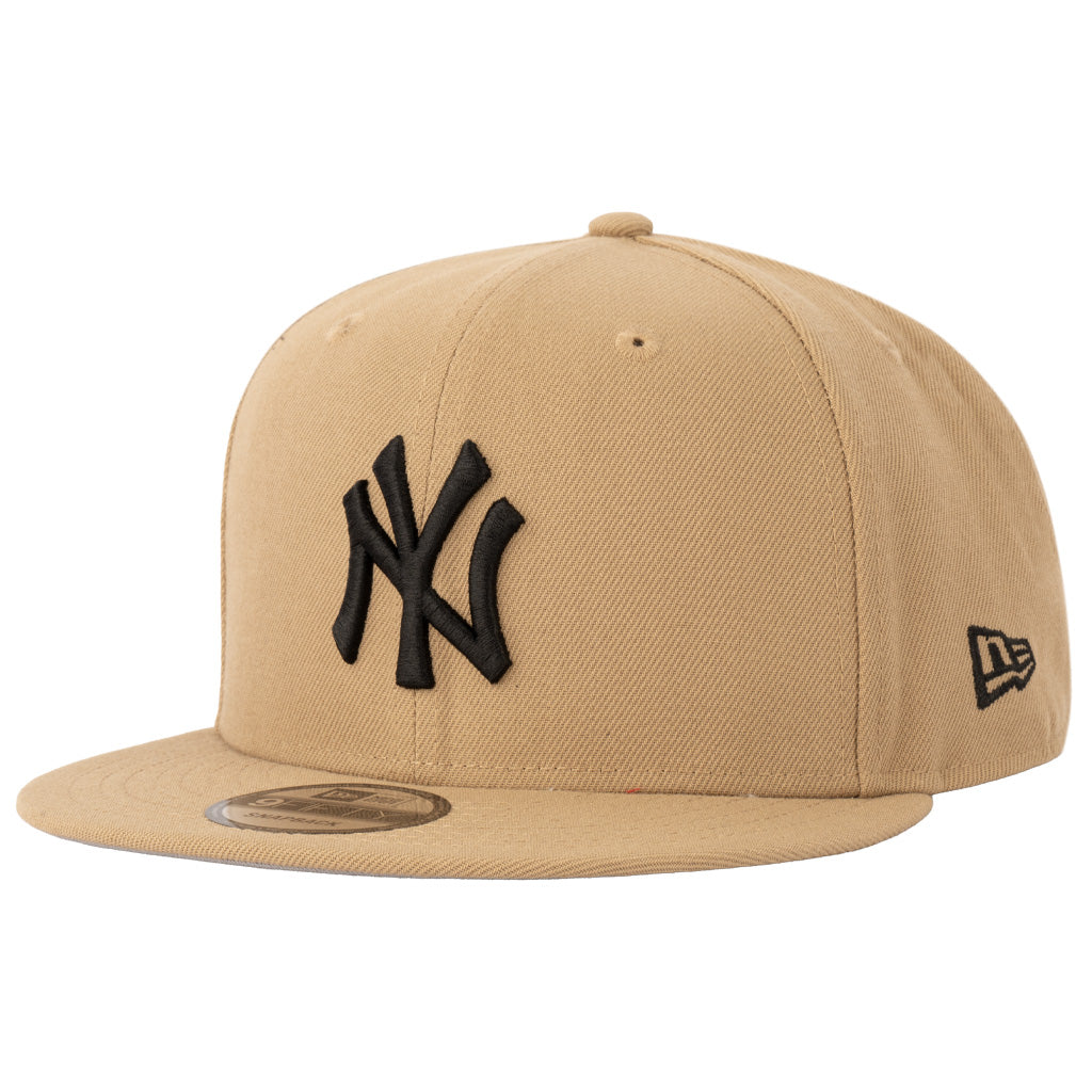 MLB New York Yankees New Era Mocha 9FIFTY Snapback Hat - Khaki