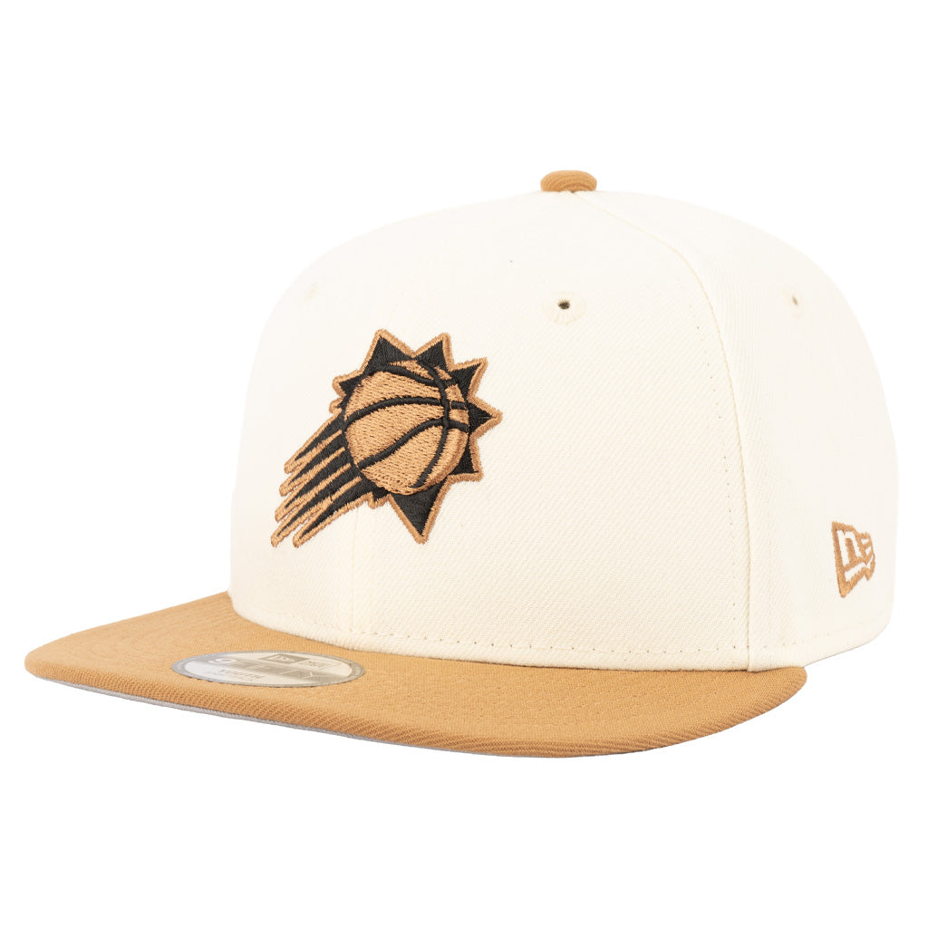 NBA Phoenix Suns Youth New Era Two-Tone Cream & Bronze 9FIFTY Snapback Hat - Cream