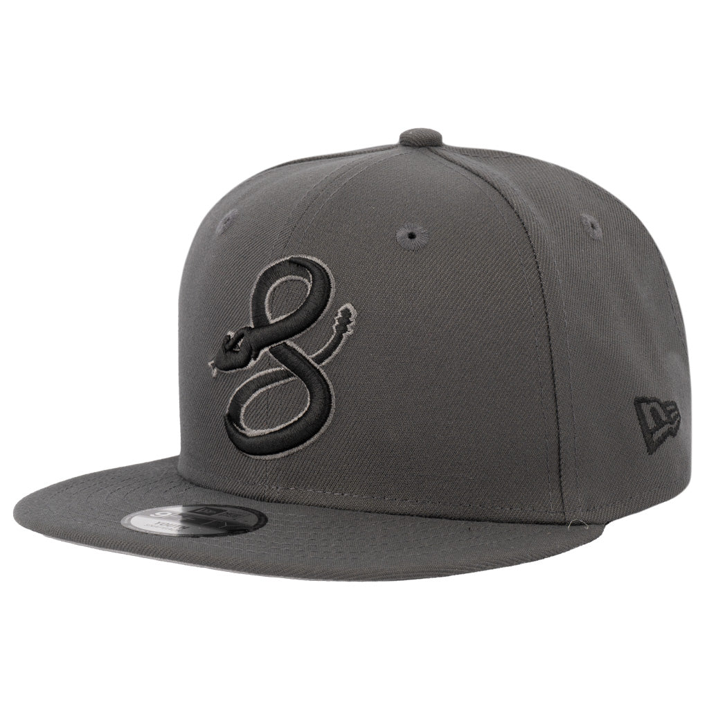 MLB Arizona Diamondbacks Youth New Era Gray Prestige 9FIFTY Snapback Hat - Graphite