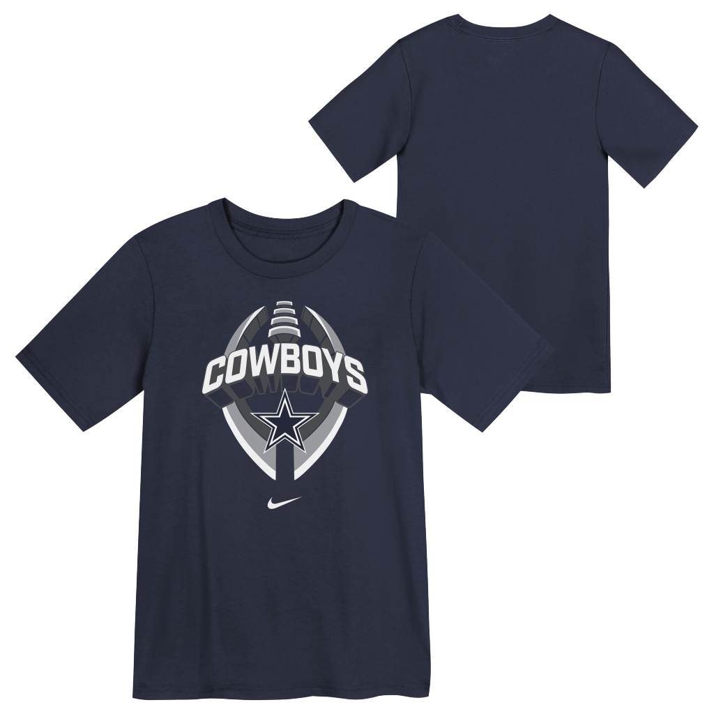 NFL Dallas Cowboys Kids Nike Icon Legend T-Shirt - Navy
