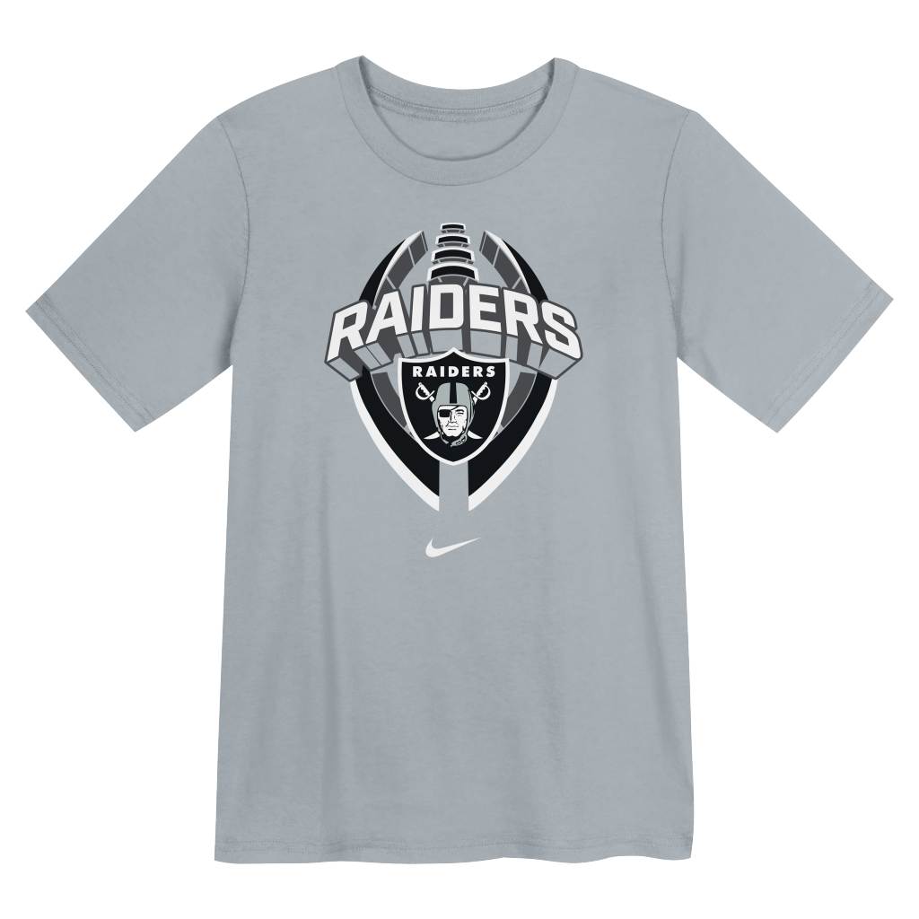 NFL Las Vegas Raiders Kids Nike Icon T-Shirt - Silver