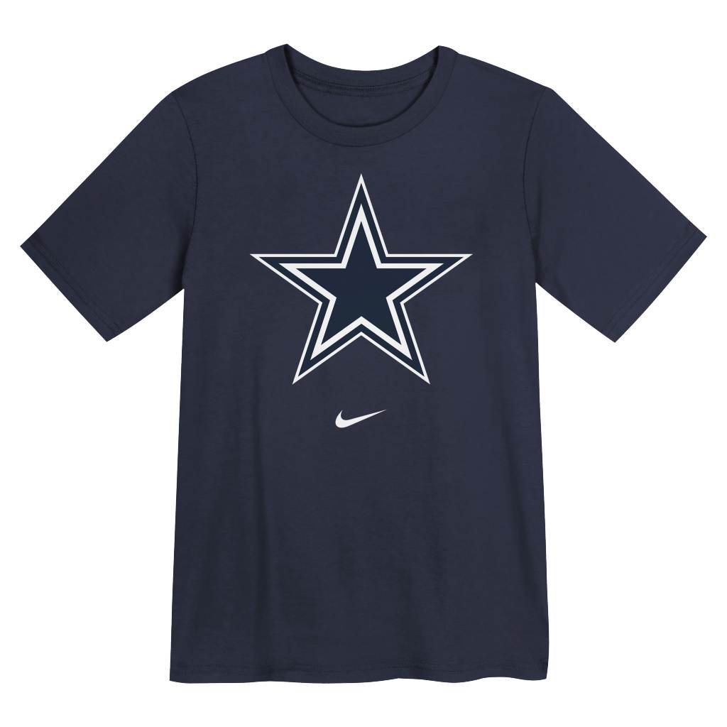 NFL Dallas Cowboys Kids Nike Logo T-Shirt - Navy