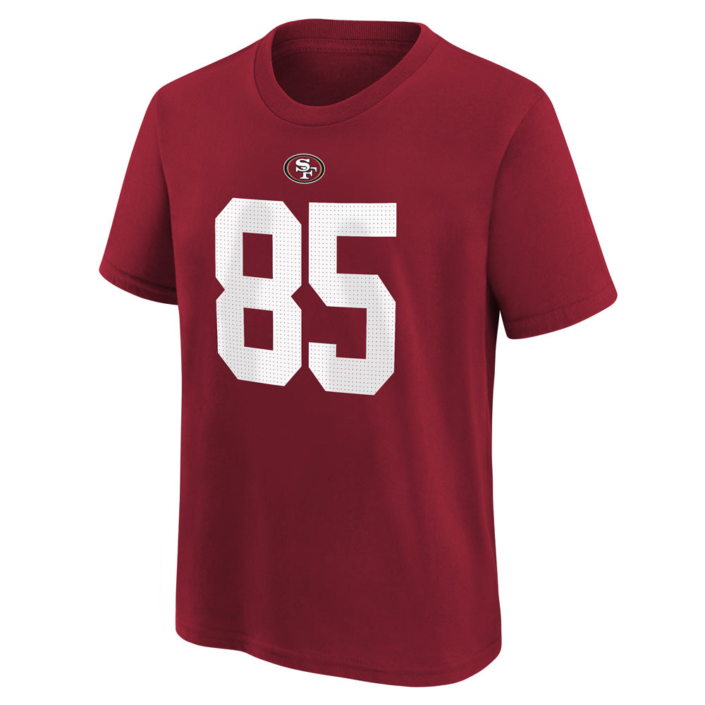 NFL San Francisco 49ers George Kittle Youth Nike Name &amp; Number Tee
