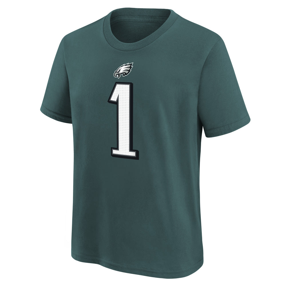 NFL Philadelphia Eagles Jalen Hurts Youth Nike Name & Number T-Shirt - Green