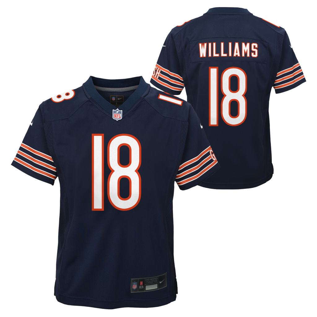 NFL Chicago Bears Caleb Williams Youth Nike Home Game Jersey - Navy