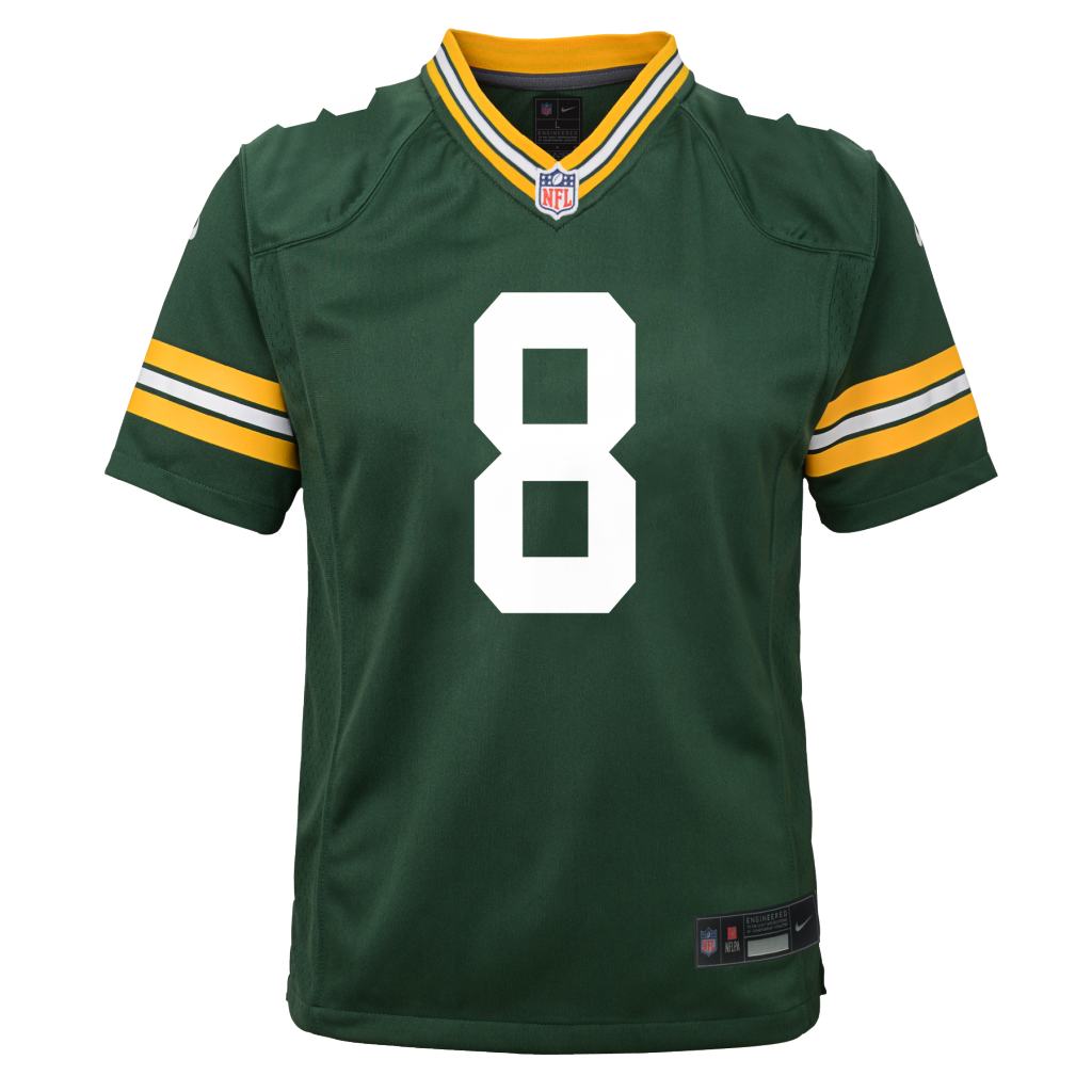 NFL Green Bay Packers Josh Jacobs Youth Nike Home Game Jersey - Green