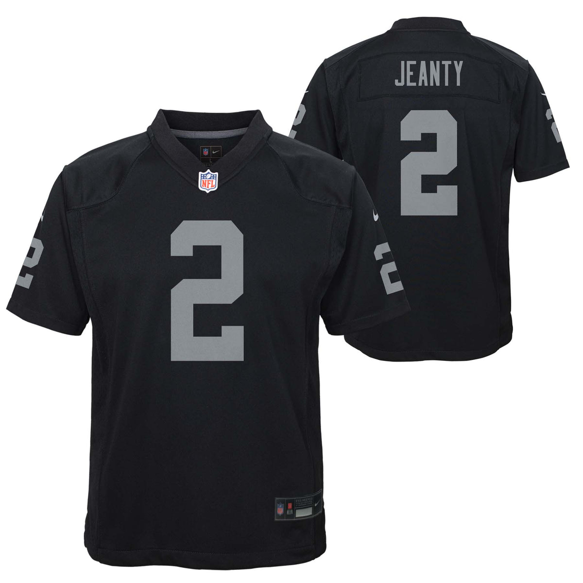 NFL Las Vegas Raiders Ashton Jeanty Youth Nike Home Game Jersey