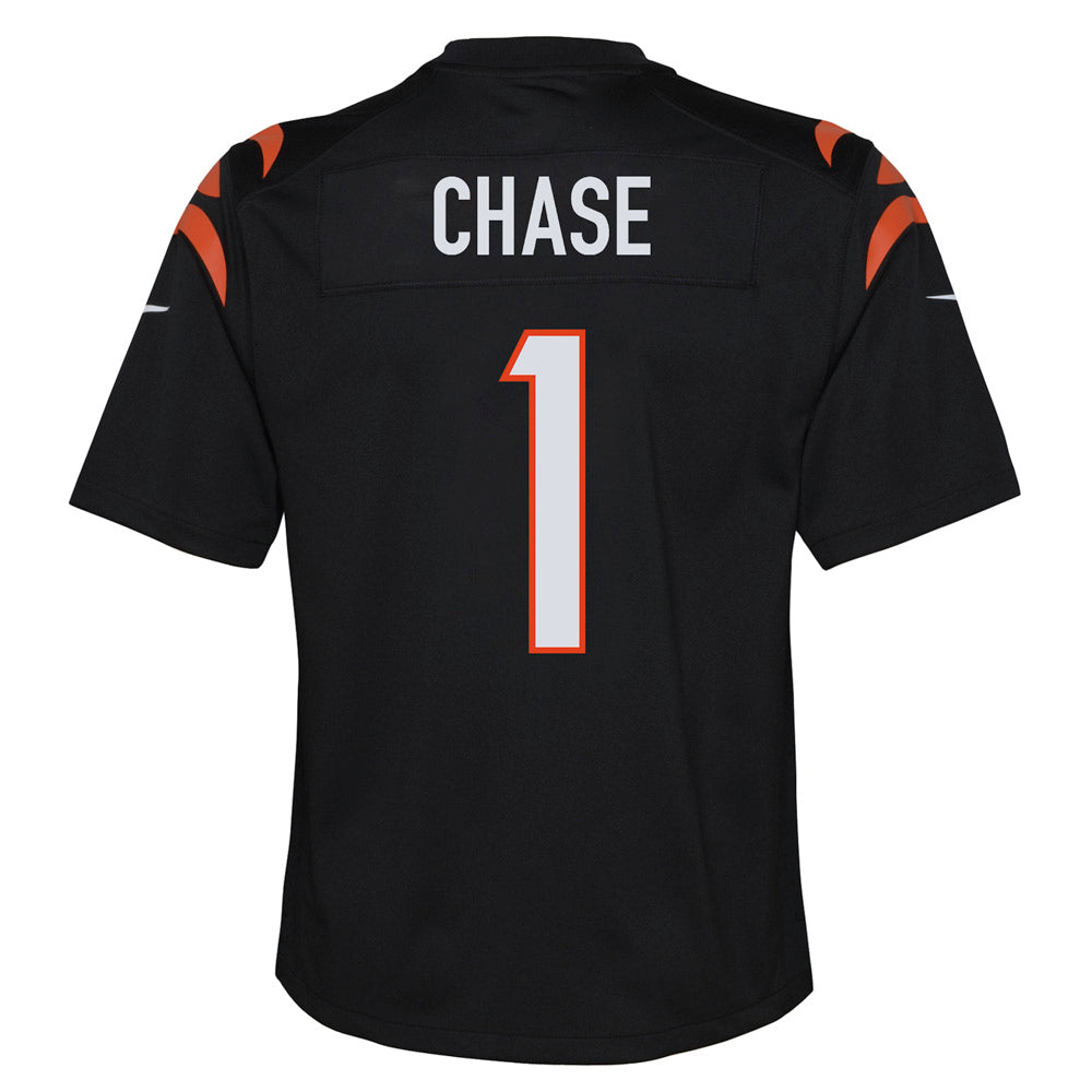 NFL Cincinnati Bengals Ja'Marr Chase Youth Nike Home Game Jersey