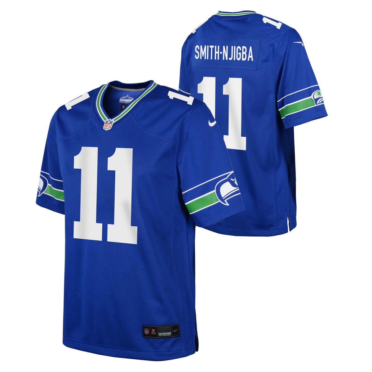 NFL Seattle Seahawks Jaxon Smith-Njigba Youth Nike Throwback Game Jersey