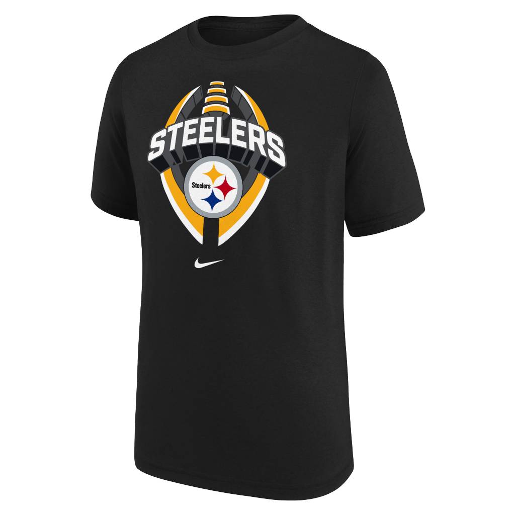 NFL Pittsburgh Steelers Youth Nike Icon T-Shirt - Black