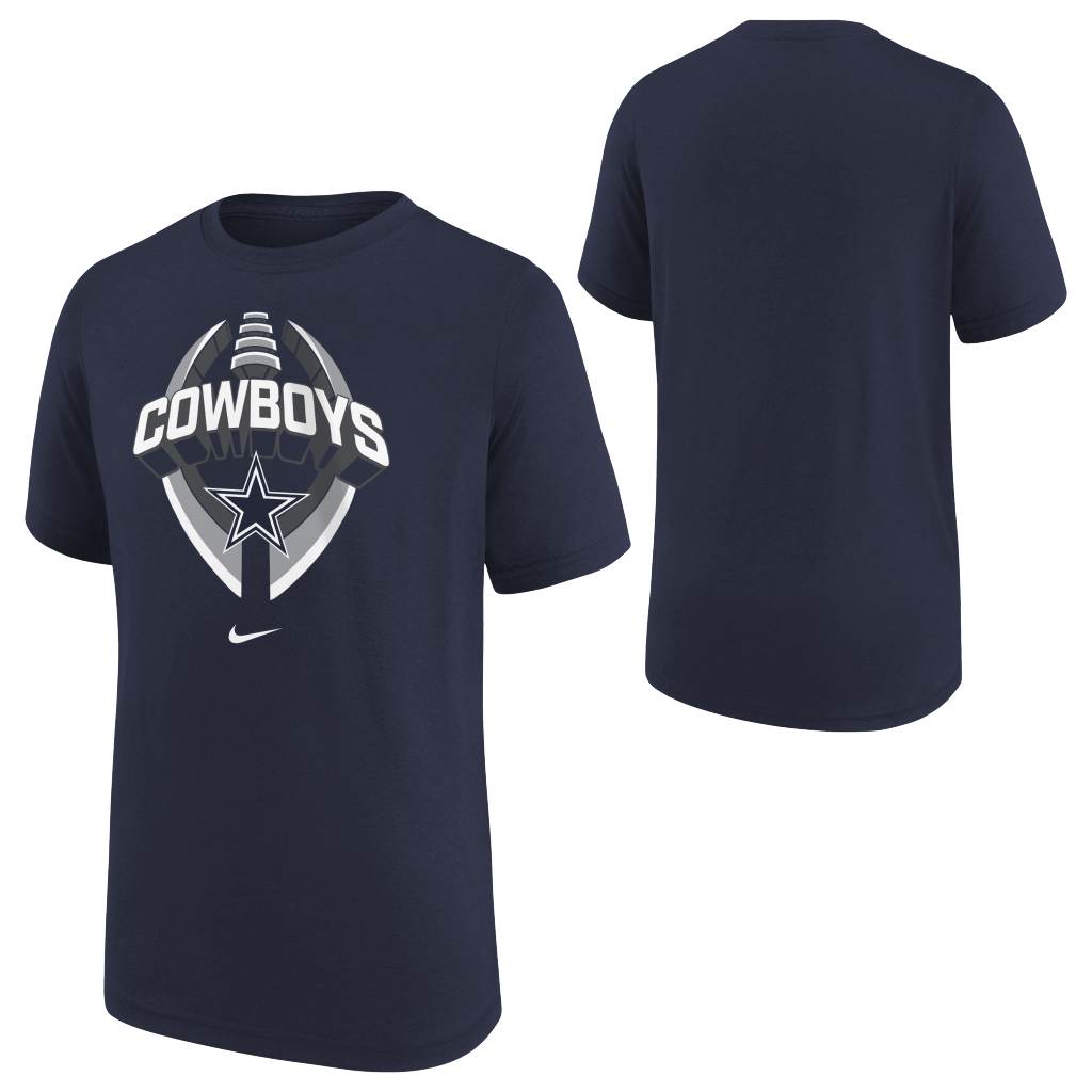 NFL Dallas Cowboys Youth Nike Icon Legend T-Shirt - Navy
