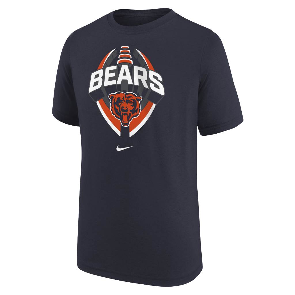 NFL Chicago Bears Youth Nike Icon T-Shirt - Navy
