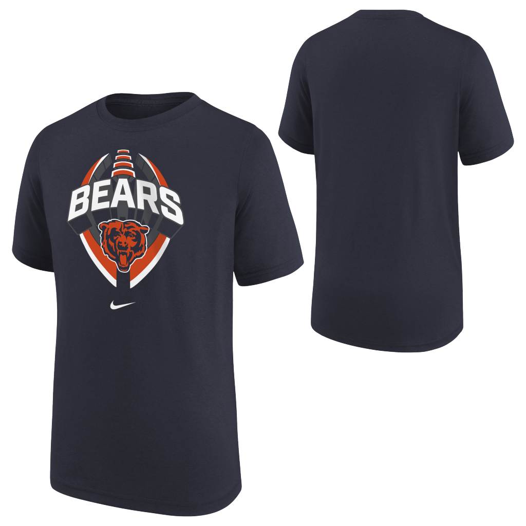 NFL Chicago Bears Youth Nike Icon T-Shirt - Navy