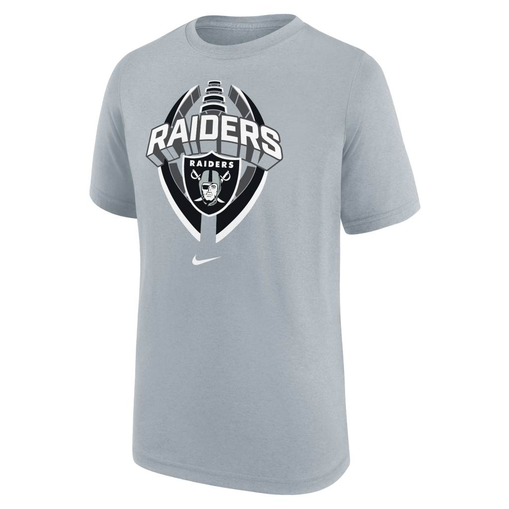 NFL Las Vegas Raiders Youth Nike Icon T-Shirt - Silver