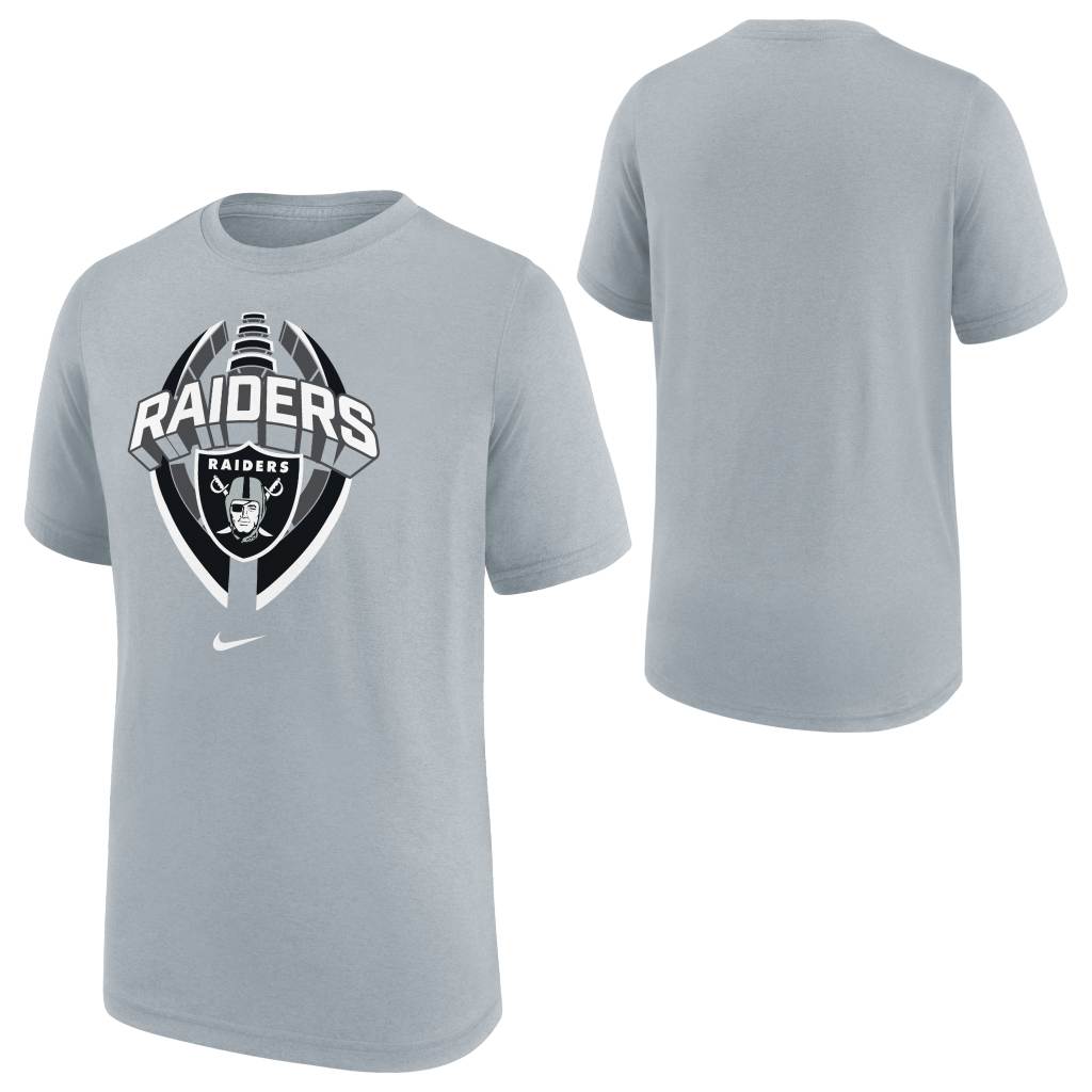 NFL Las Vegas Raiders Youth Nike Icon T-Shirt - Silver
