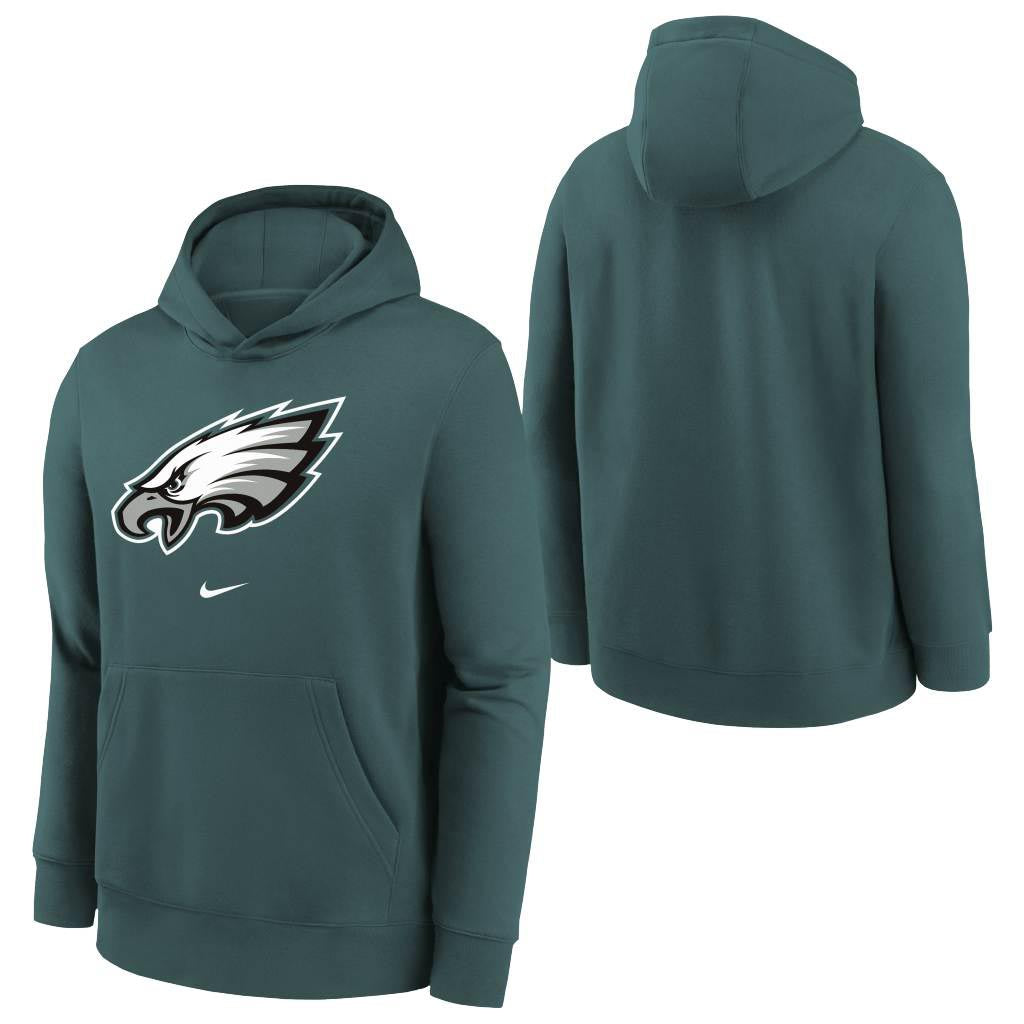 NFL Philadelphia Eagles Youth Nike Club Pullover Hoodie - Green