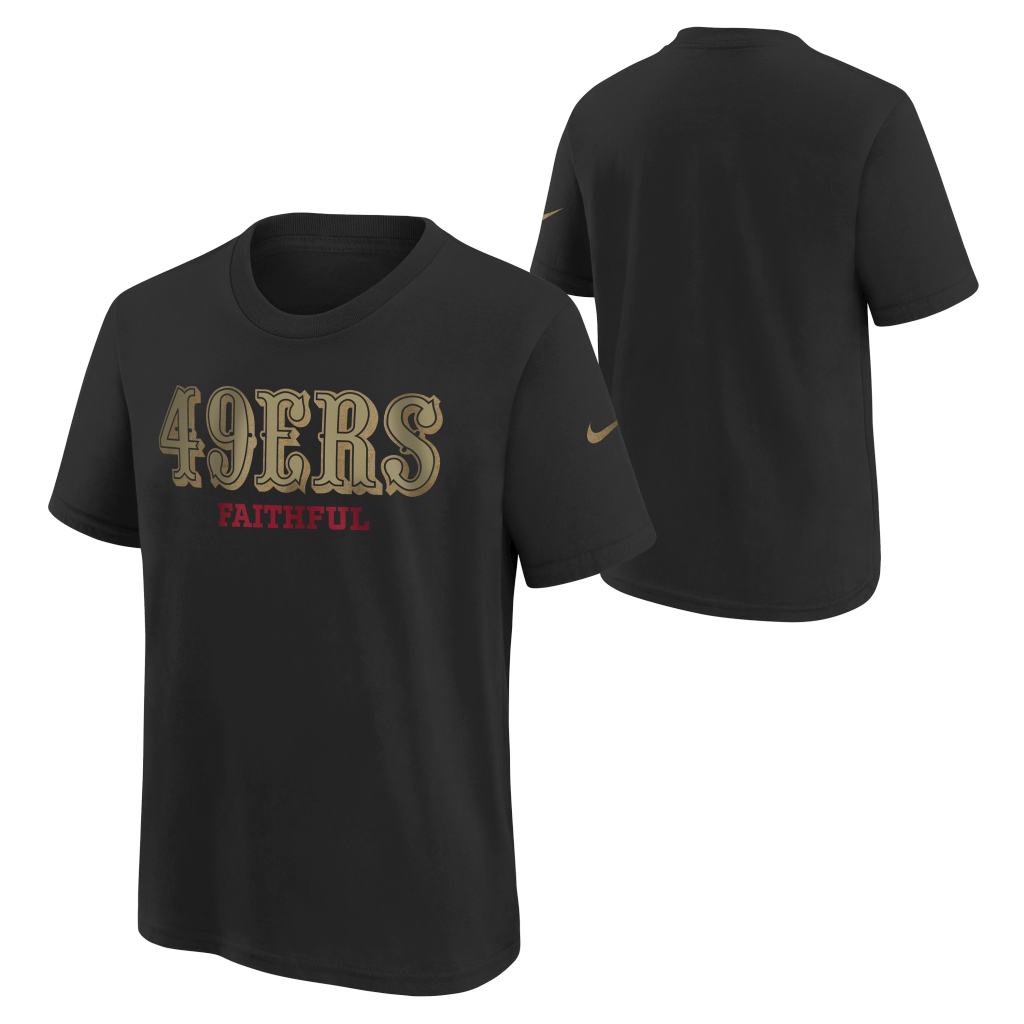 NFL San Francisco 49ers Youth Nike Rivalries Cotton T-Shirt - Black