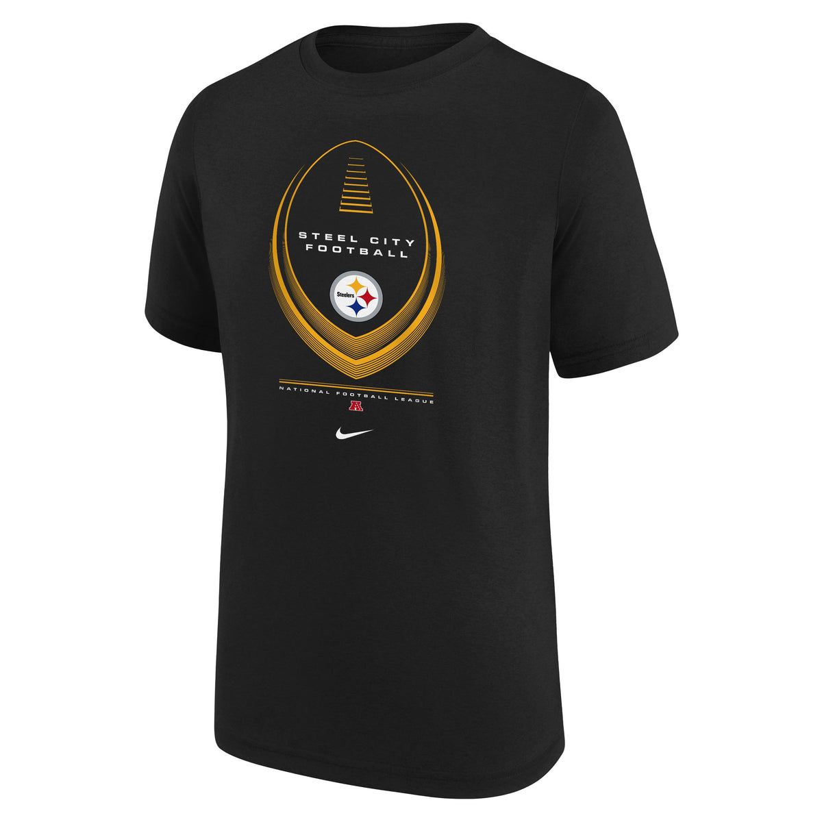 NFL Pittsburgh Steelers Youth Nike Icon Legend T-Shirt- Black