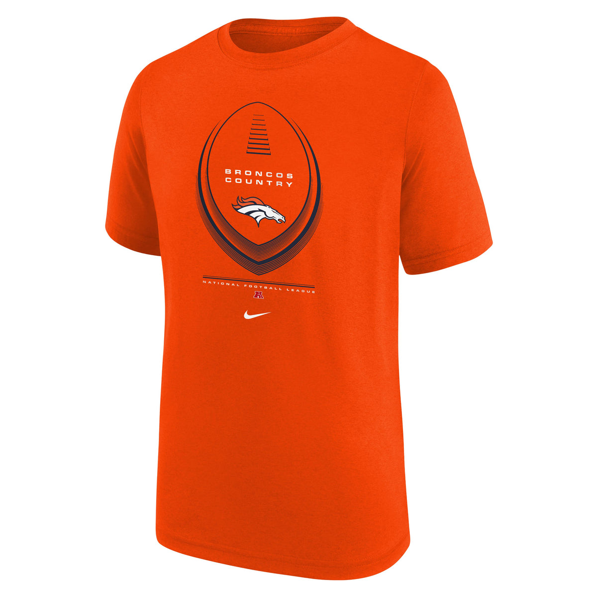 NFL Denver Broncos Youth Nike Icon Legend T-Shirt- Orange