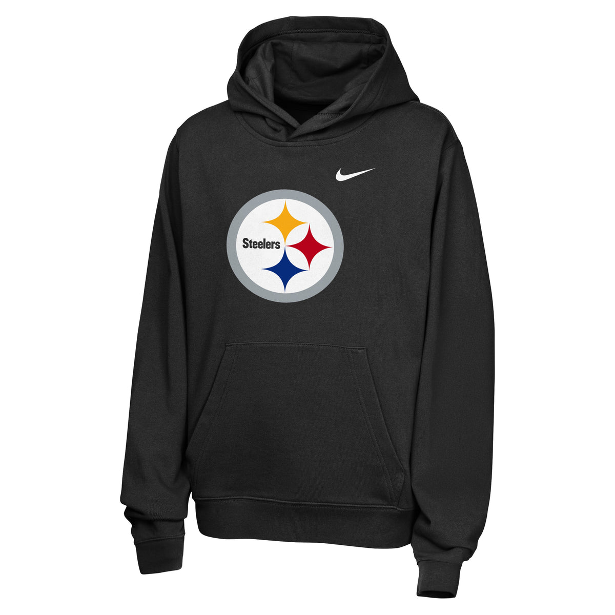 NFL Pittsburgh Steelers Youth Nike 2026 Club Hoodie- Black