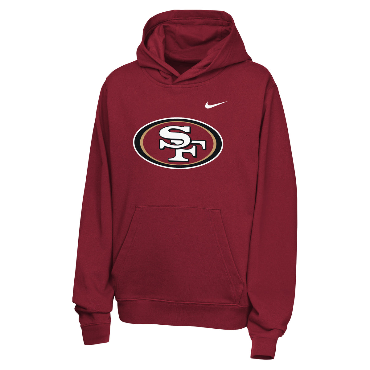 NFL San Francisco 49ers Youth Nike 2026 Club Hoodie- Red