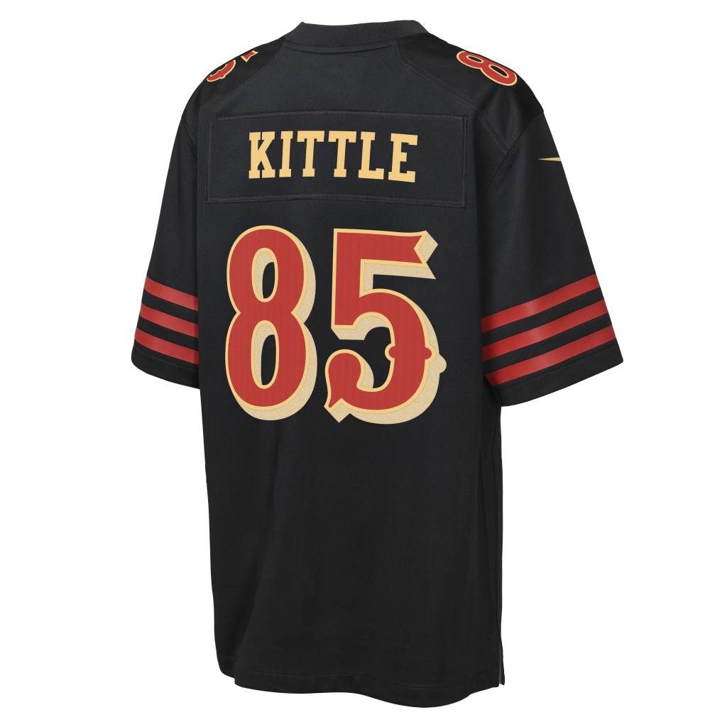 NFL San Francisco 49ers George Kittle Youth Nike Rivalries Game Jersey - Black