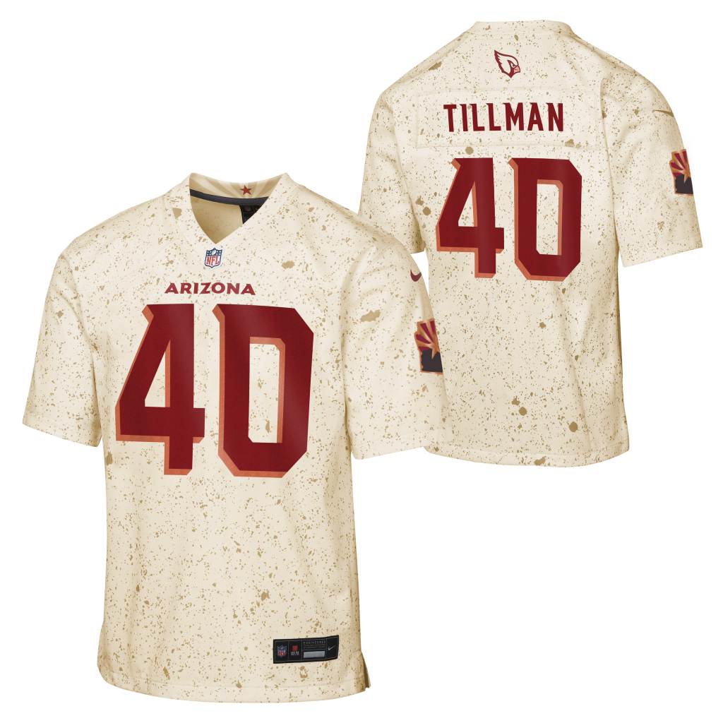 NFL Arizona Cardinals Pat Tillman Youth Nike Rivalries Game Jersey - Tan