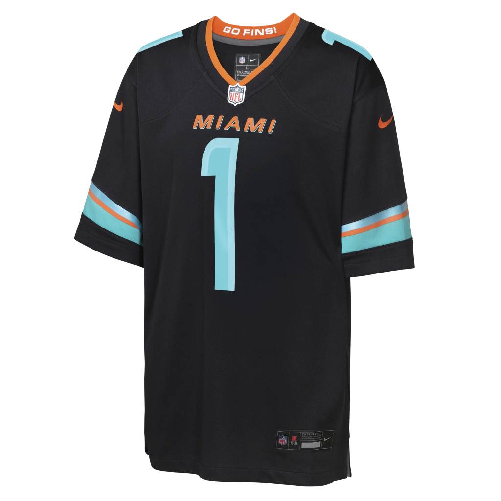 NFL Miami Dolphins Tua Tagovailoa Youth Nike Rivalries Game Jersey - Navy