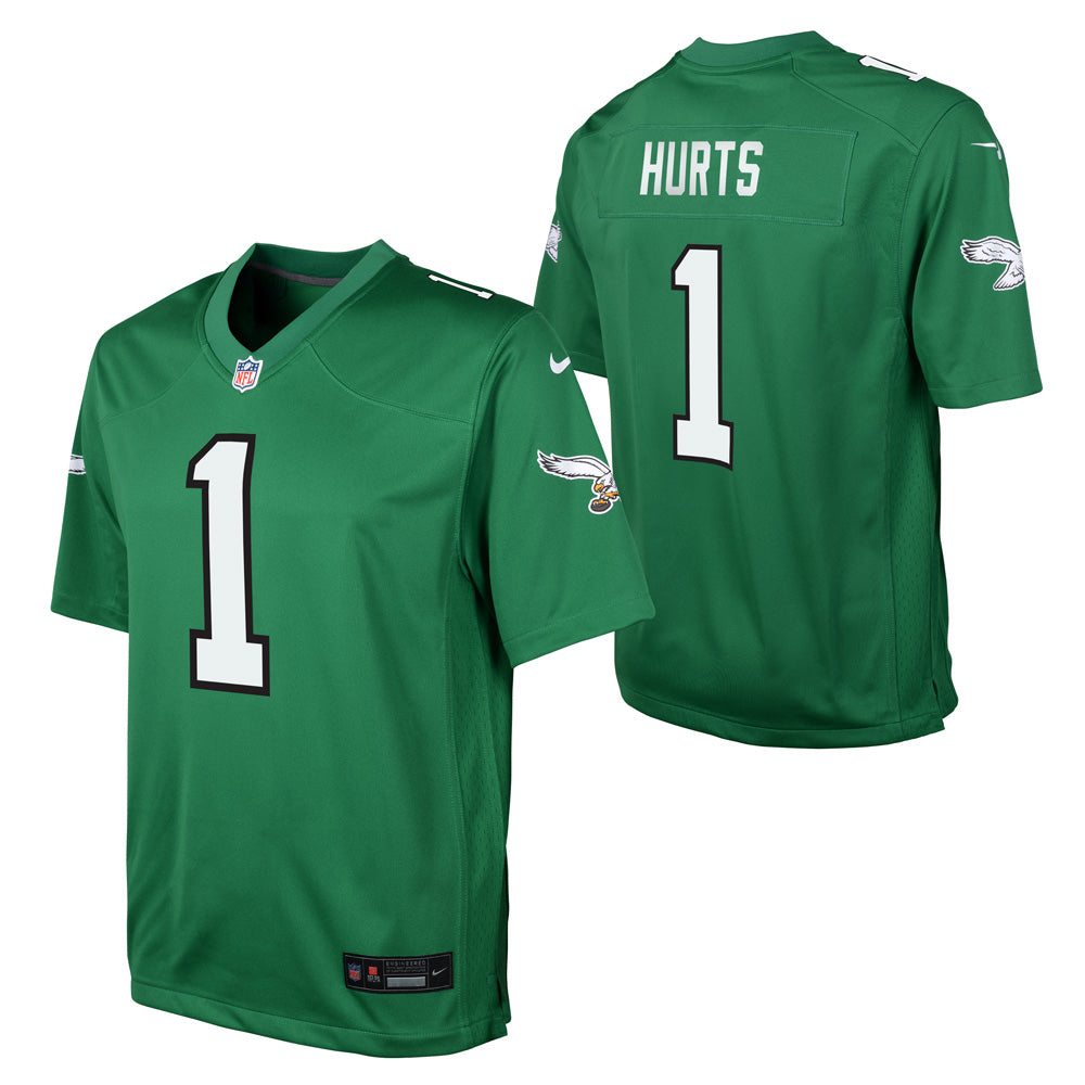 NFL Philadelphia Eagles Jalen Hurts Youth Nike Alternate Game Jersey