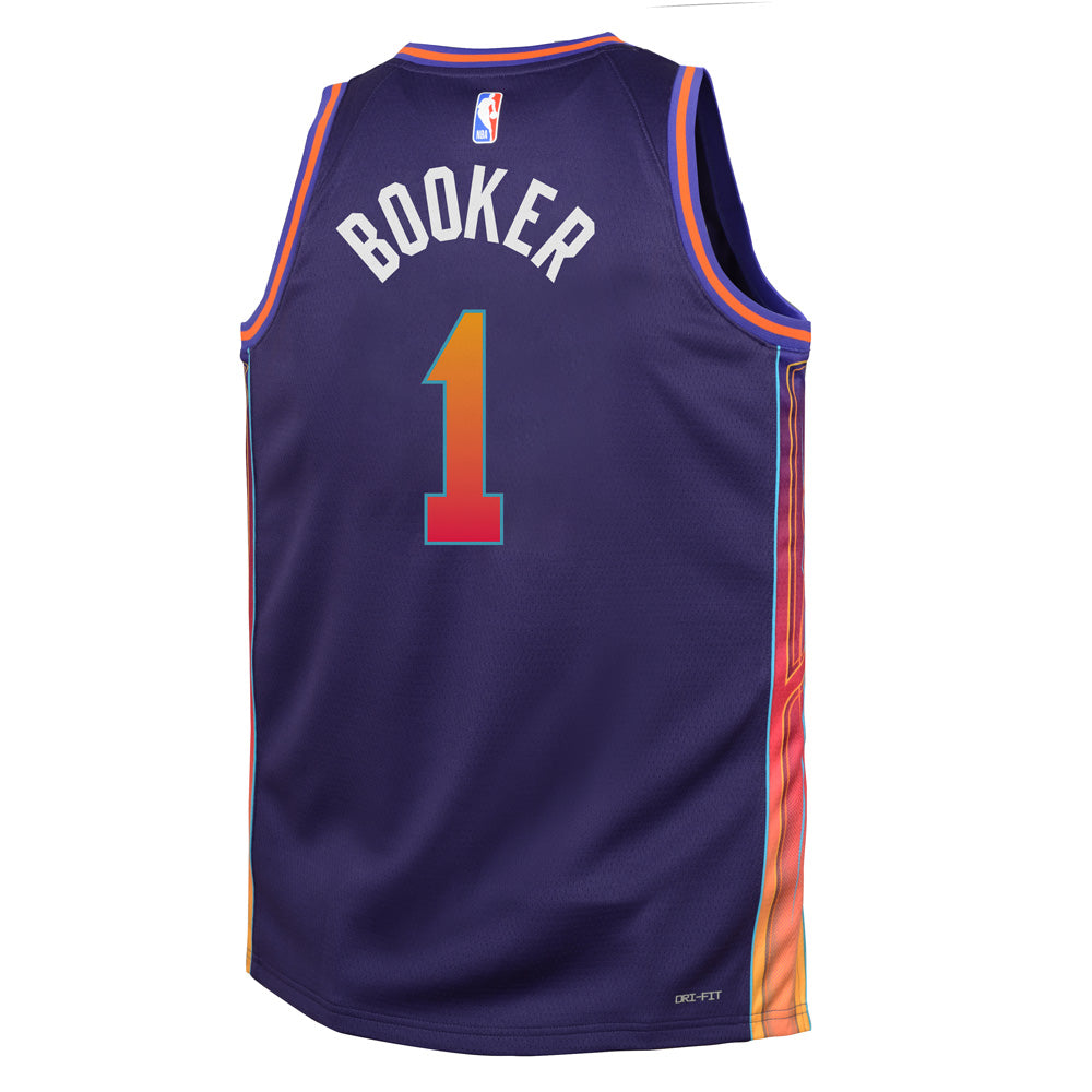 NBA Phoenix Suns Devin Booker Youth Nike 2023/24 City Edition Swingman Jersey