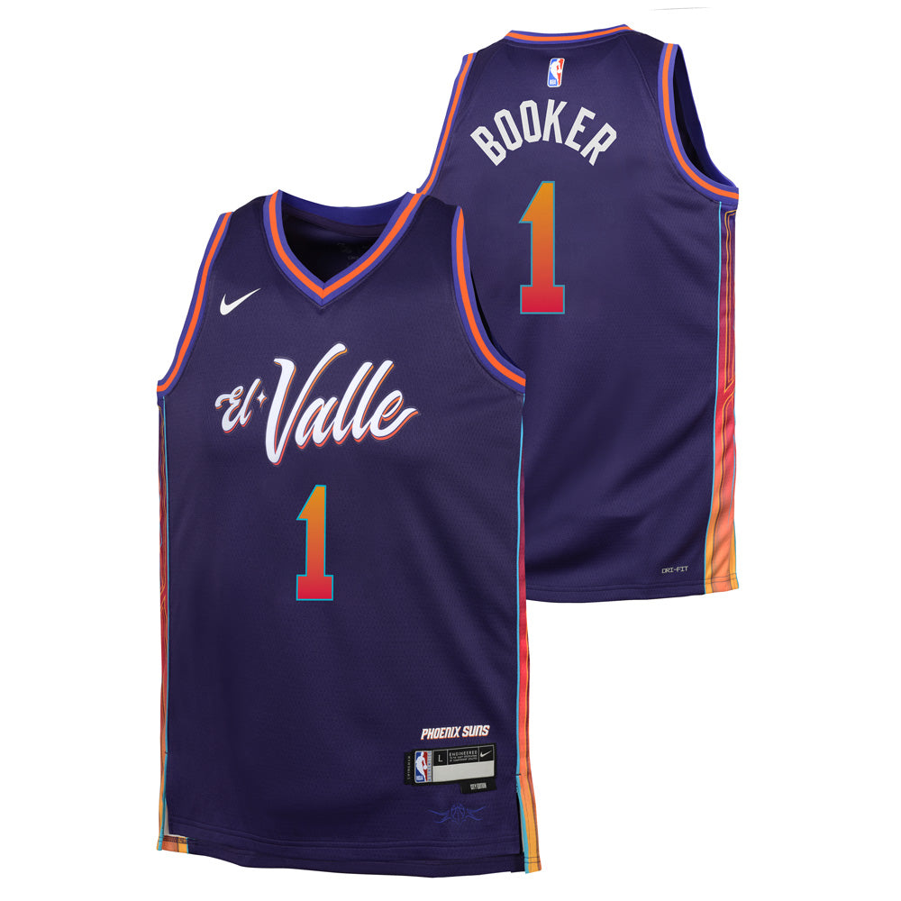 NBA Phoenix Suns Devin Booker Youth Nike 2023/24 City Edition Swingman Jersey