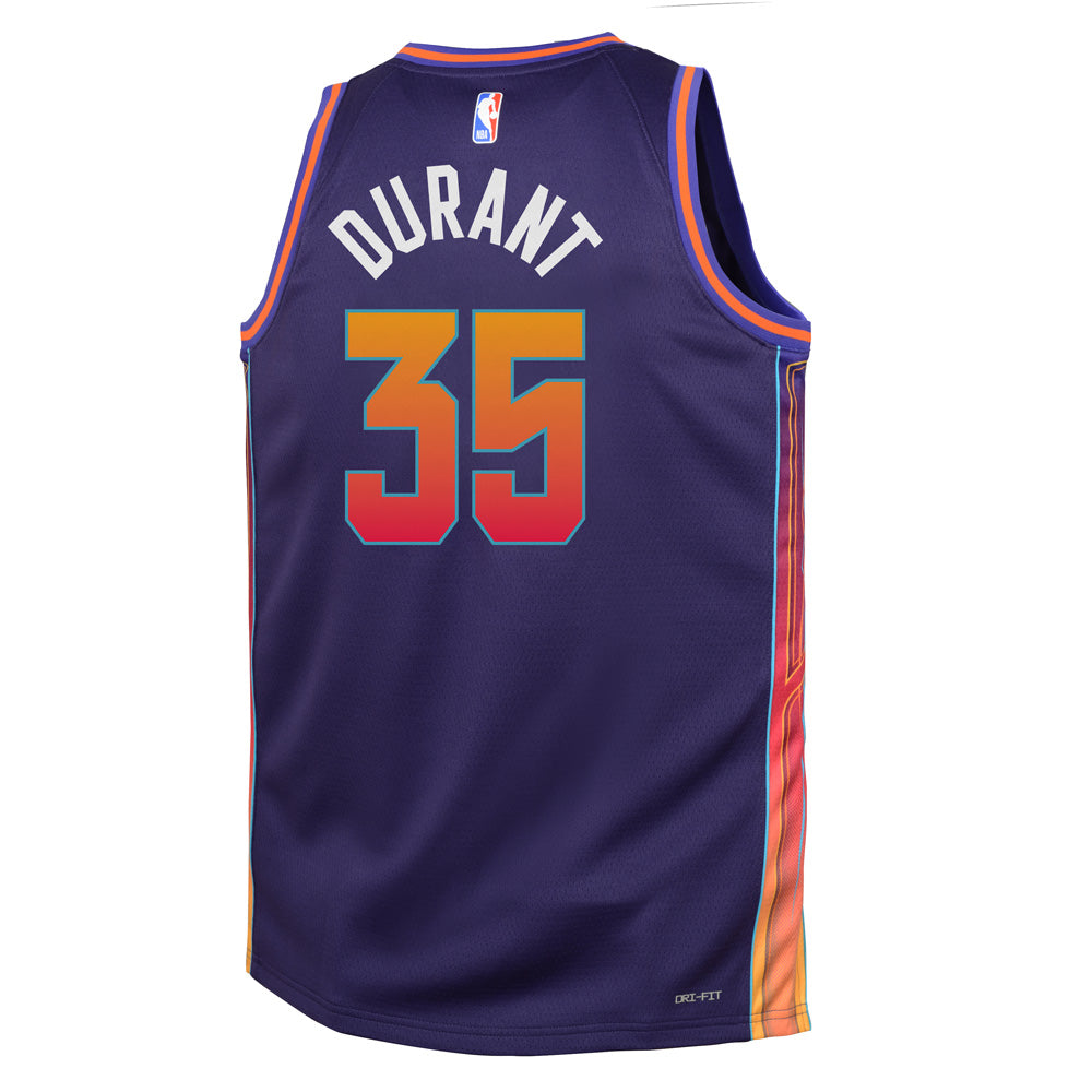 NBA Phoenix Suns Kevin Durant Youth Nike 2023/24 City Edition Swingman Jersey