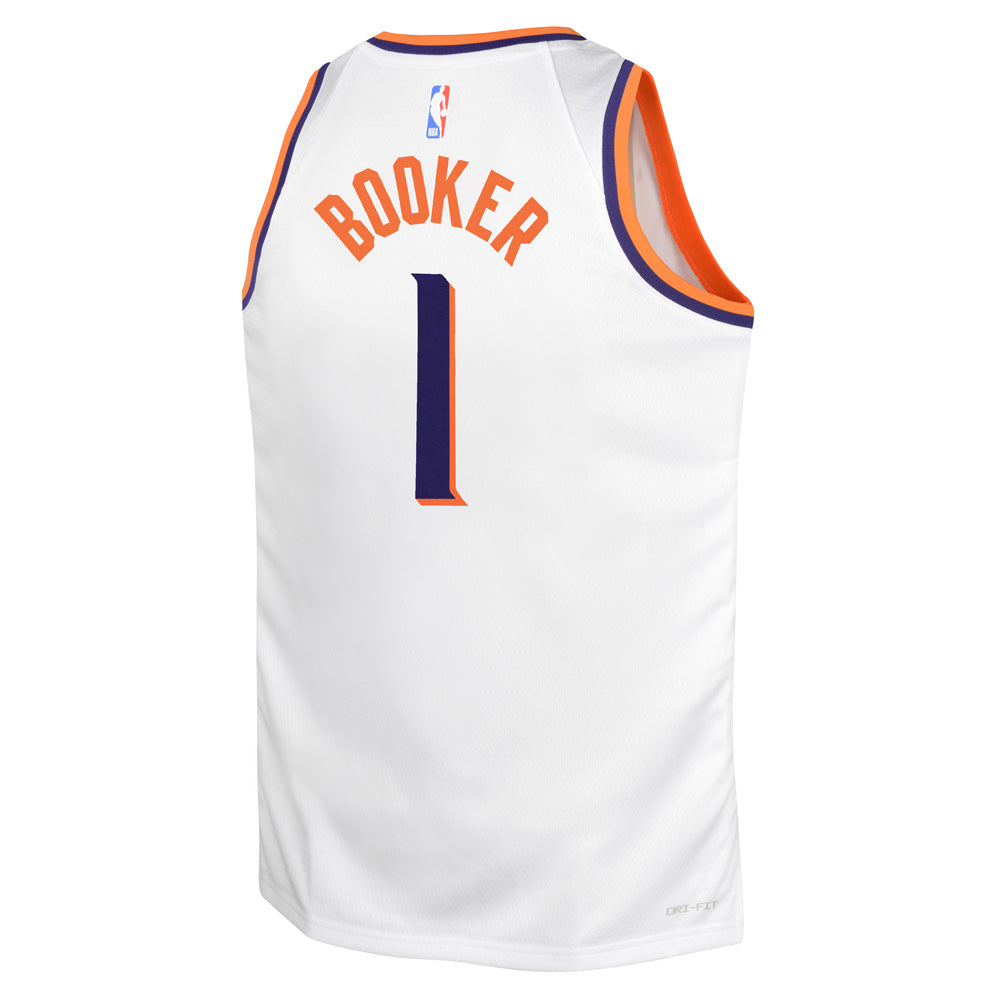 NBA Phoenix Suns Devin Booker Youth Nike 2023/24 Association Swingman Jersey