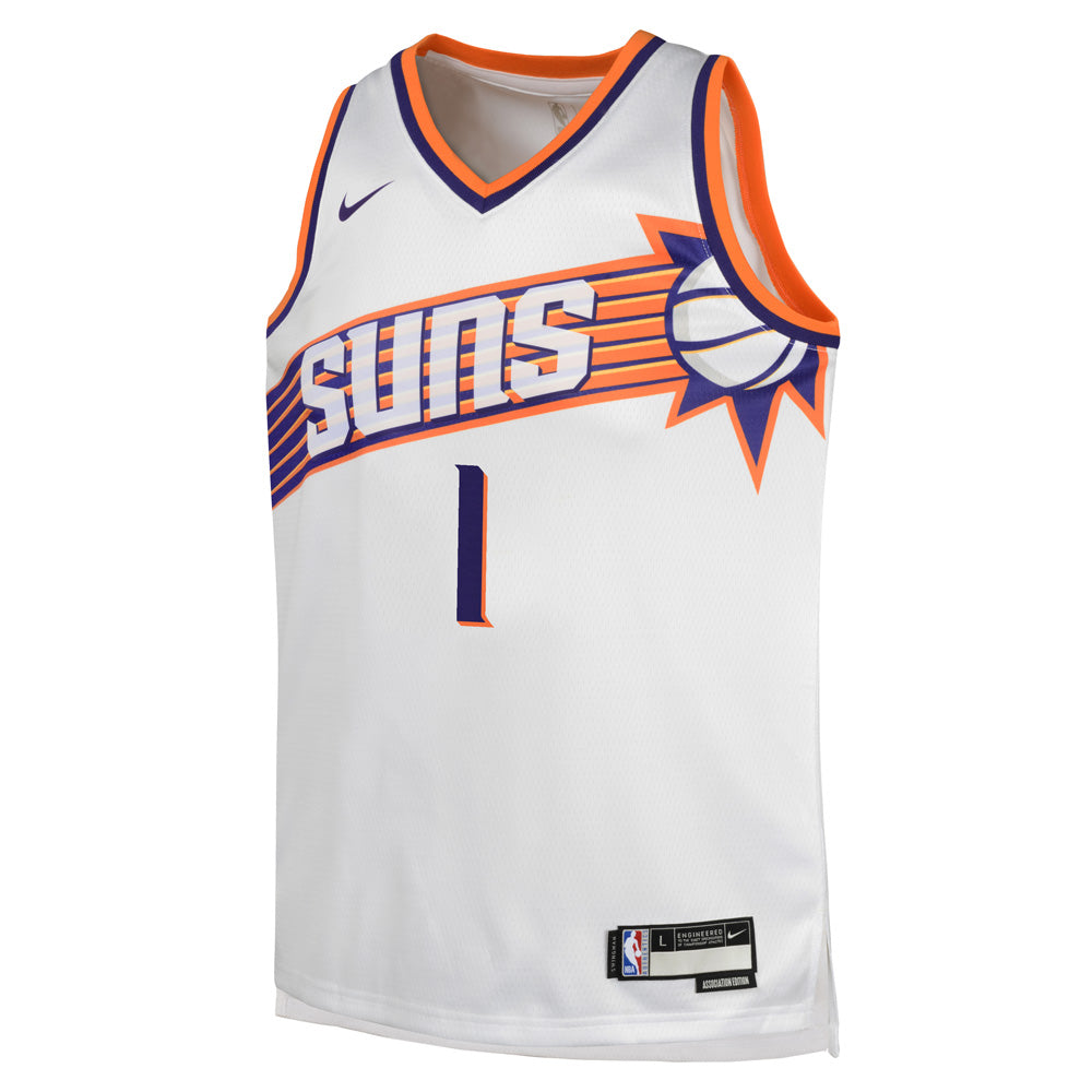 NBA Phoenix Suns Devin Booker Youth Nike 2023/24 Association Swingman Jersey