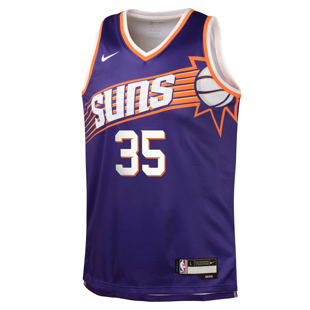 NBA Phoenix Suns Kevin Durant Youth Nike 2023/24 Icon Swingman Jersey