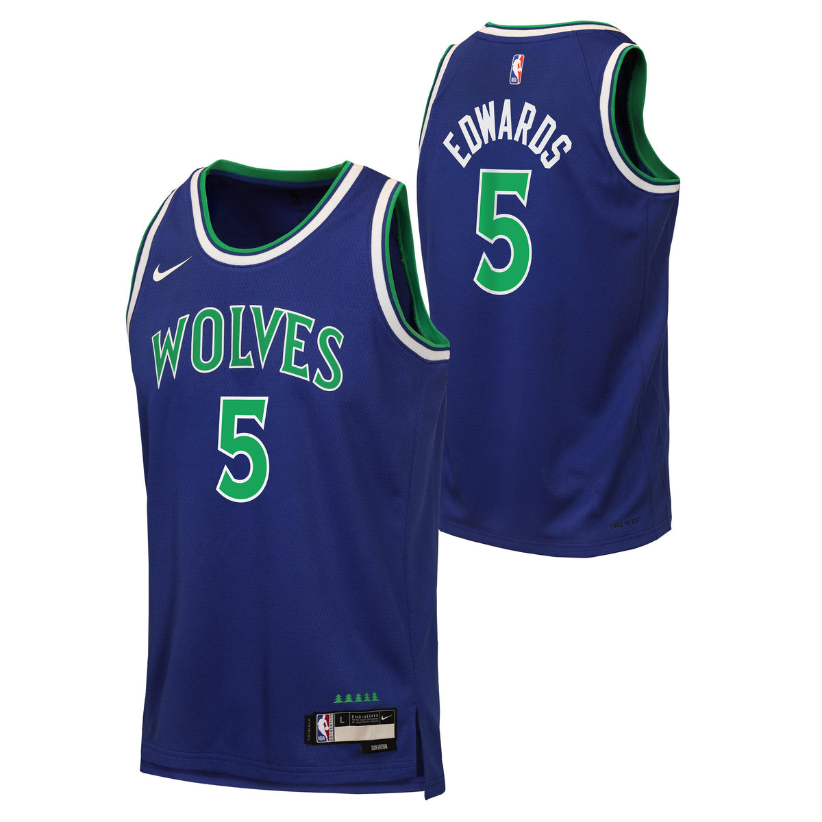 NBA Minnesota Timberwolves Anthony Edwards Youth Nike 2026 Icon Swingman Jersey- Blue