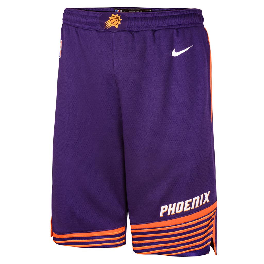 NBA Phoenix Suns Youth Nike Icon Swingman Shorts - Purple