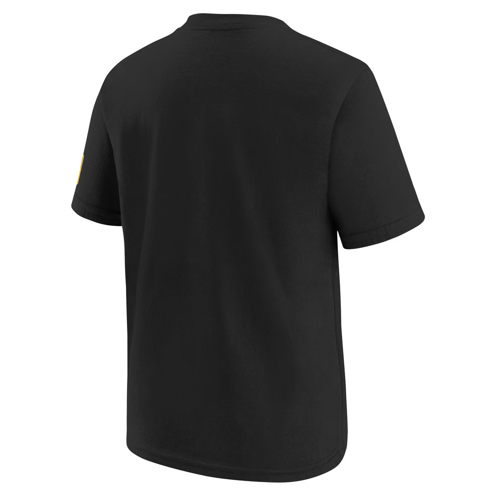 NBA Golden State Warriors Youth Nike 2023/24 City Edition Essential Logo T-Shirt - Black
