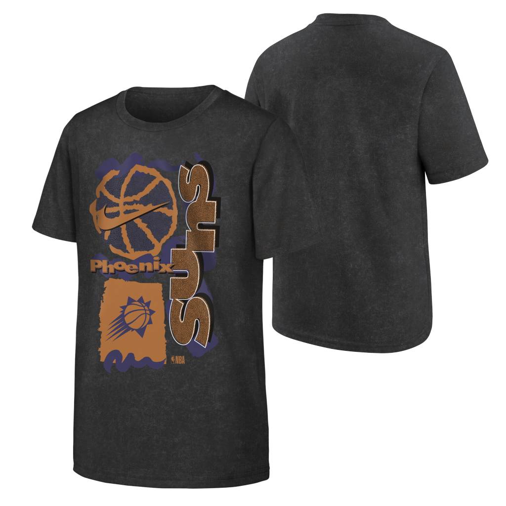 NBA Phoenix Suns Youth Nike Vintage Max90 T-Shirt - Black