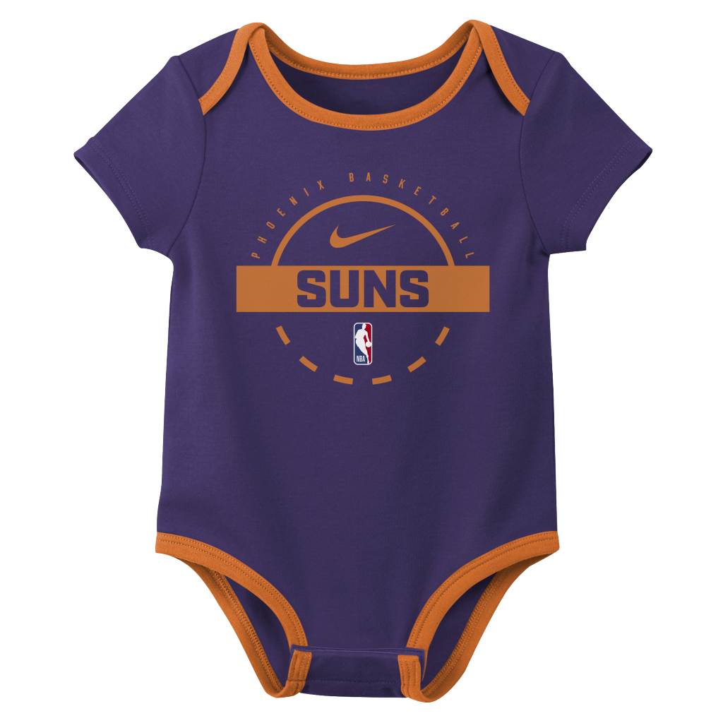NBA Phoenix Suns Infant Nike Creeper 2-Piece Onesie Set - Purple
