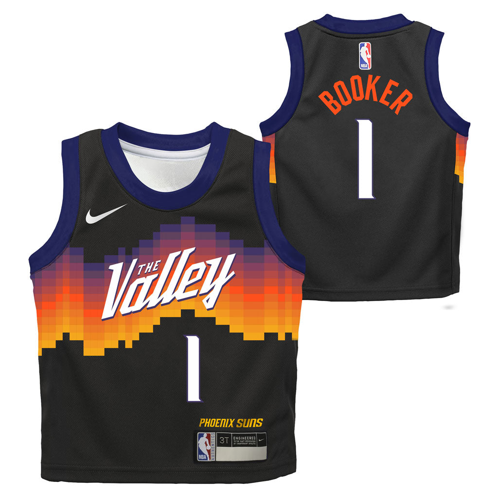 NBA Phoenix Suns Devin Booker Toddler Nike 2025-26 City Edition Replica Jersey - Black