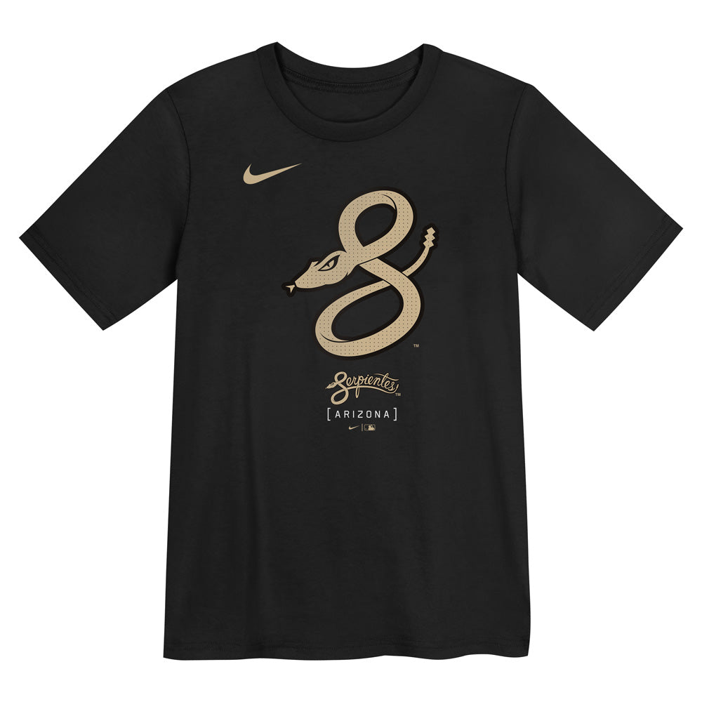 MLB Arizona Diamondbacks Kids Nike City Connect Large Logo T-Shirt - Black