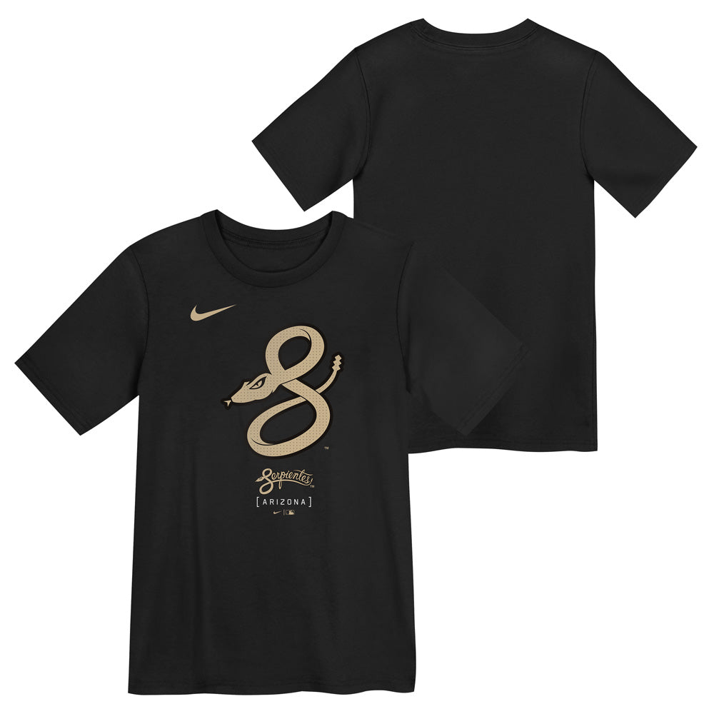 MLB Arizona Diamondbacks Kids Nike City Connect Large Logo T-Shirt - Black