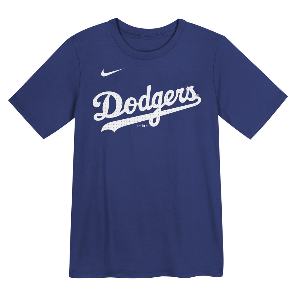 MLB Los Angeles Dodgers Kids Nike FUSE Wordmark Tee
