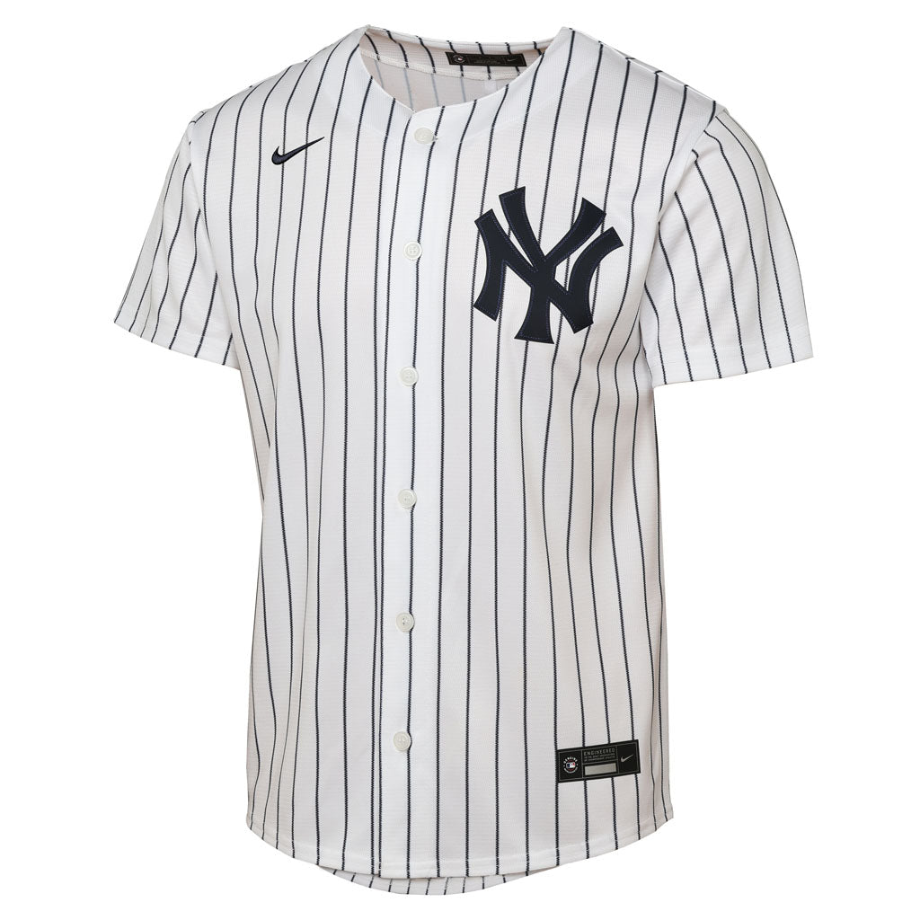 MLB New York Yankees Aaron Judge Youth Nike Home Baseline Jersey - White