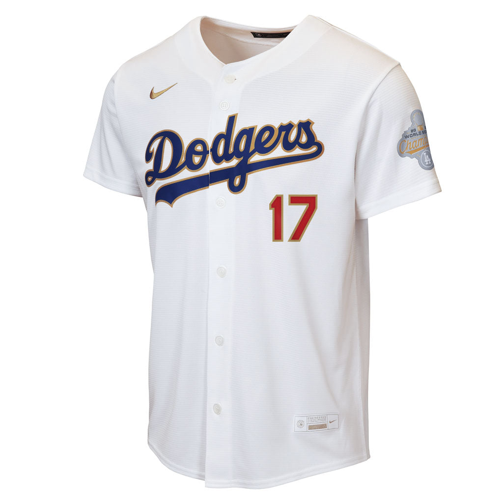MLB Los Angeles Dodgers Shohei Ohtani Youth Nike 2026 Gold Jersey - White
