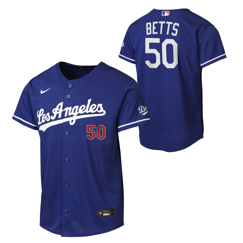 MLB Los Angeles Dodgers Mookie Betts Youth Nike Alternate Home Run Jersey - Blue