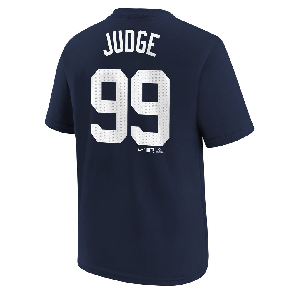 MLB New York Yankees Aaron Judge Youth Nike Name &amp; Number Tee