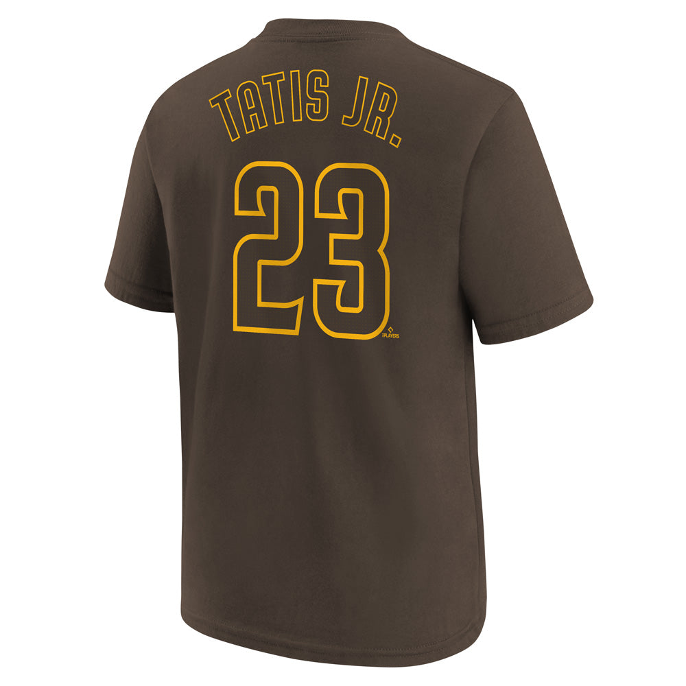 MLB San Diego Padres Fernando Tatís Jr. Youth Nike Name &amp; Number Tee