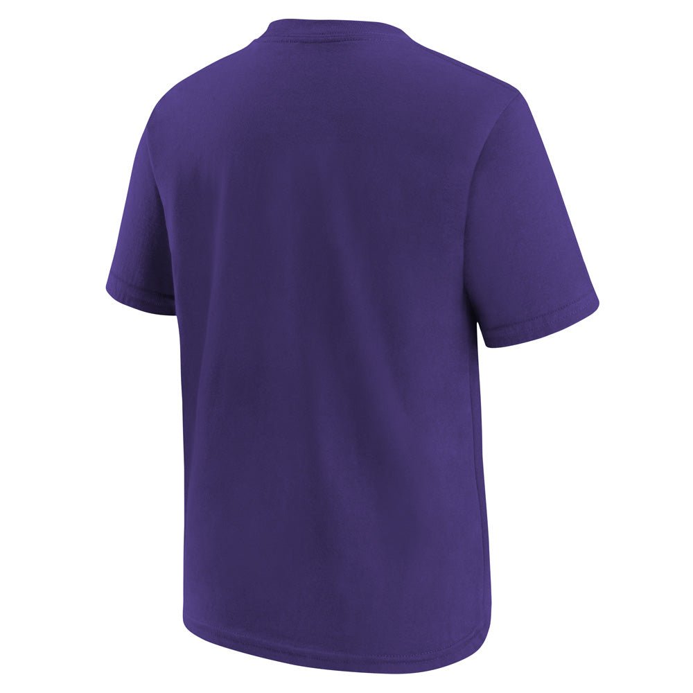 MLB Arizona Diamondbacks Youth Nike Cooperstown Logo T-Shirt - Purple